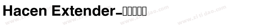 Hacen Extender字体转换